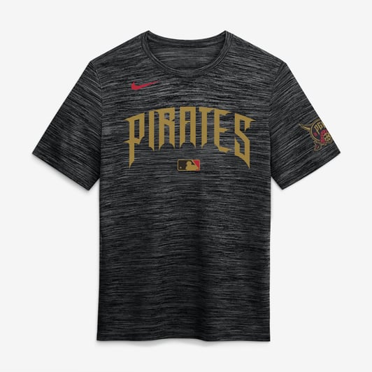 Pittsburgh Pirates Nike 2026 City Connect Authentic Collection Velocity Dri-FIT T-Shirt - Black
