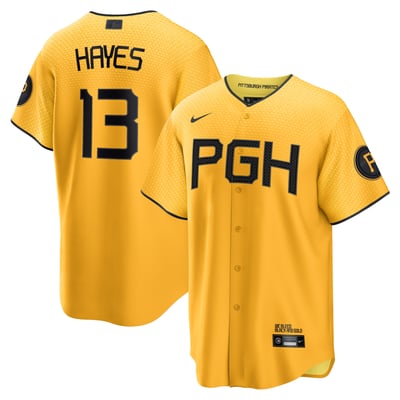 Ke'Bryan Hayes Pittsburgh Pirates Nike City Connect Replica Jersey - Gold