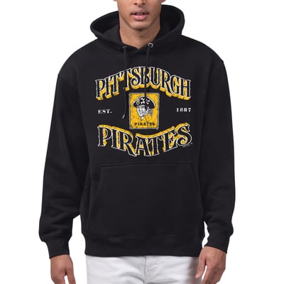  Pittsburgh Pirates Starter Take Me Out Fleece Hoodie - Black
