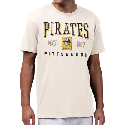  Pittsburgh Pirates Starter Established Logo T-Shirt - Cream