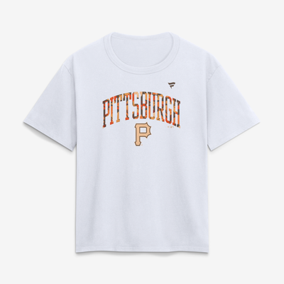 Pittsburgh Pirates Fall Wordmark T-Shirt - White