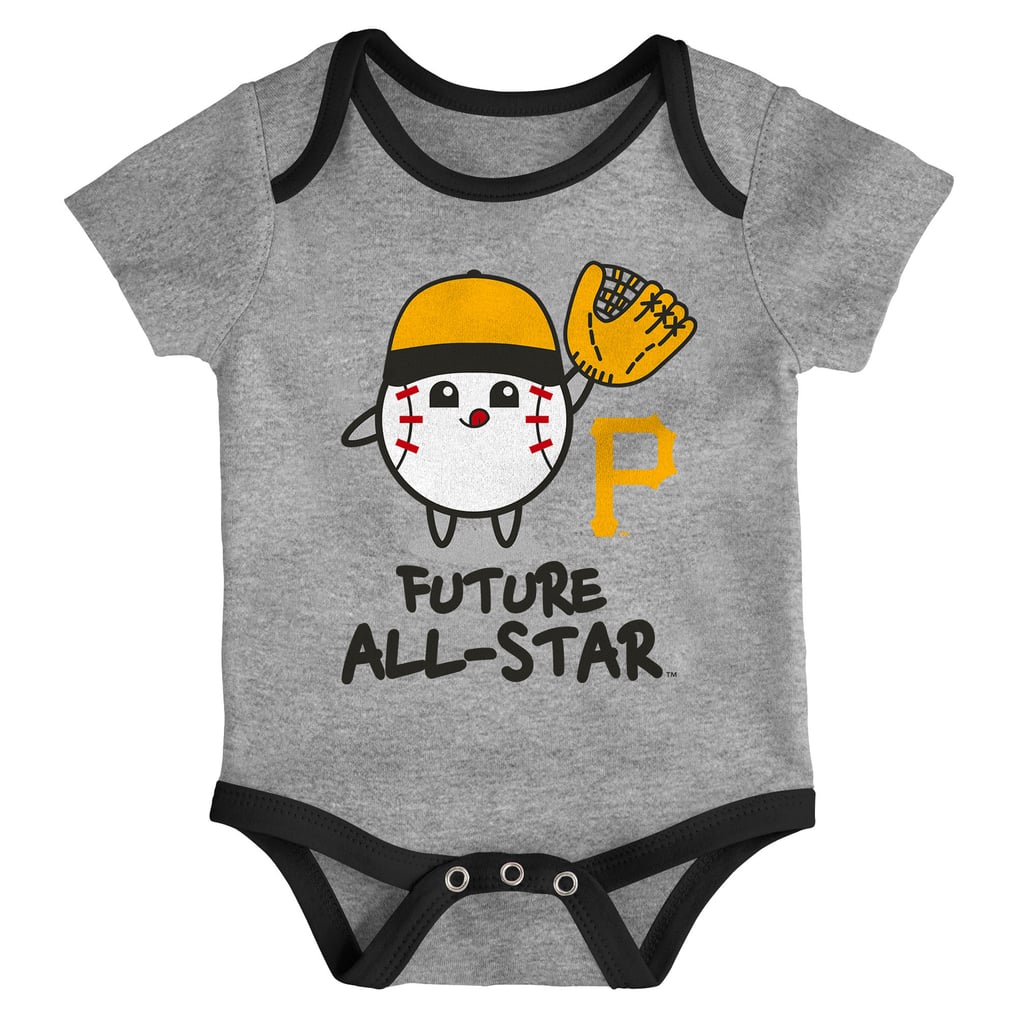  Pittsburgh Pirates Newborn Triple Hit Two-Pack Bodysuit Set