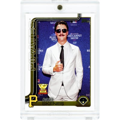 Paul Skenes Pittsburgh Pirates 2025 Topps Gold Mirror Variation #98 Card