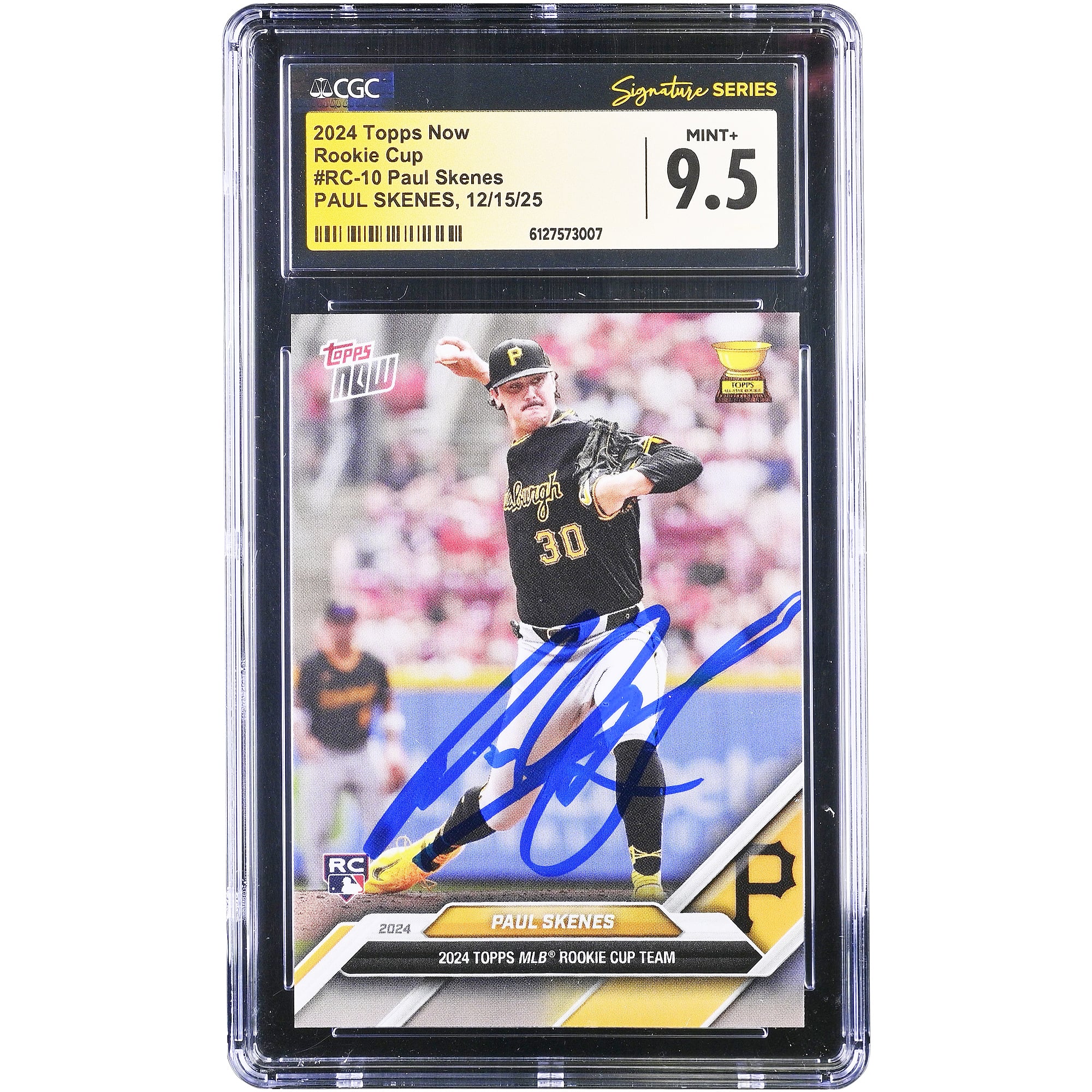 Paul Skenes Pittsburgh Pirates Autographed 2024 Topps Now 