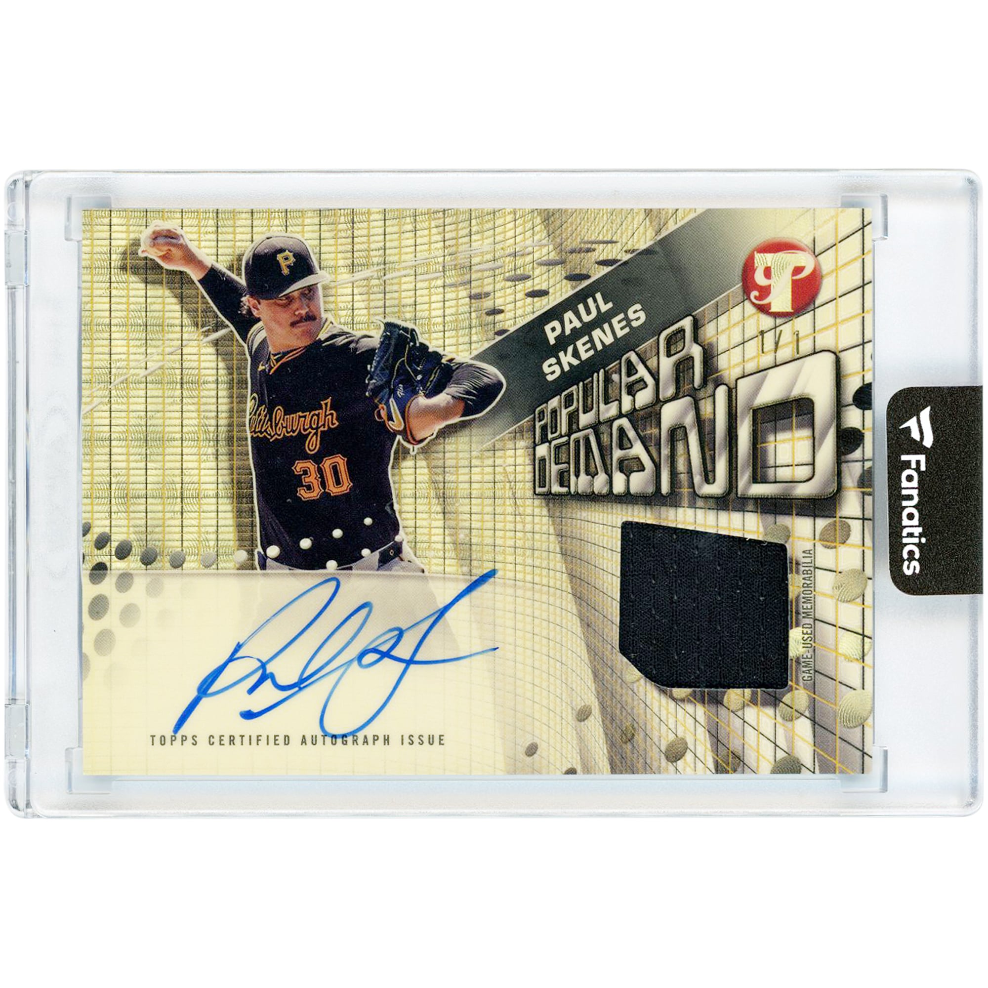 Paul Skenes Pittsburgh Pirates Autographed 2025 Topps Pristine 