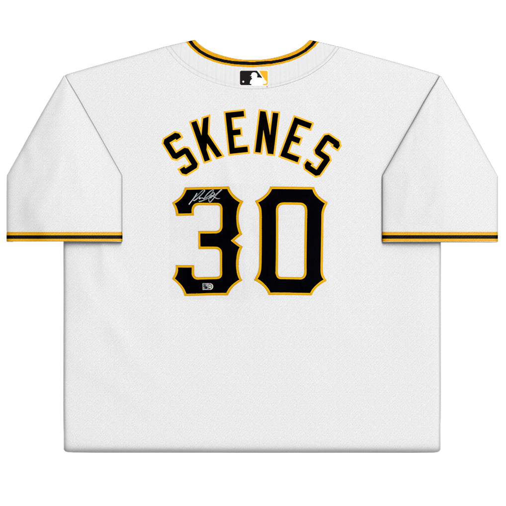 Paul Skenes Pittsburgh Pirates Autographed Fanatics Authentic White Nike Authentic Jersey