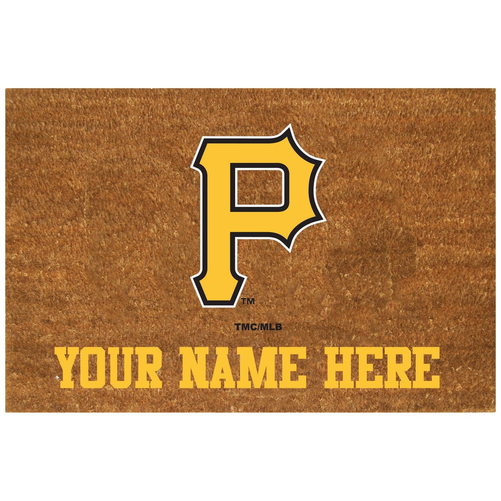 Pittsburgh Pirates 19.5'' x 29.5'' Personalized Door Mat