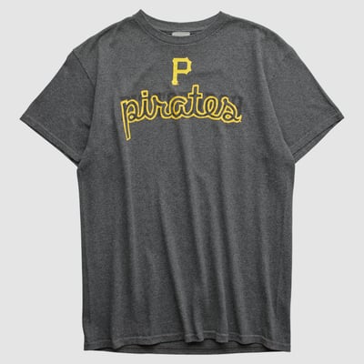 Pittsburgh Pirates Genuine Merchandise 2000s T-shirt - Dark Heather Gray - XS by Fanatics Real Vintage