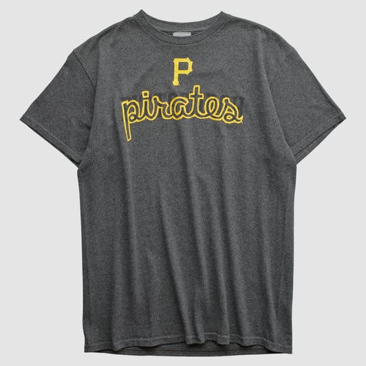 Pittsburgh Pirates Genuine Merchandise 2000s T-shirt - Dark Heather Gray - XS by Fanatics Real Vintage