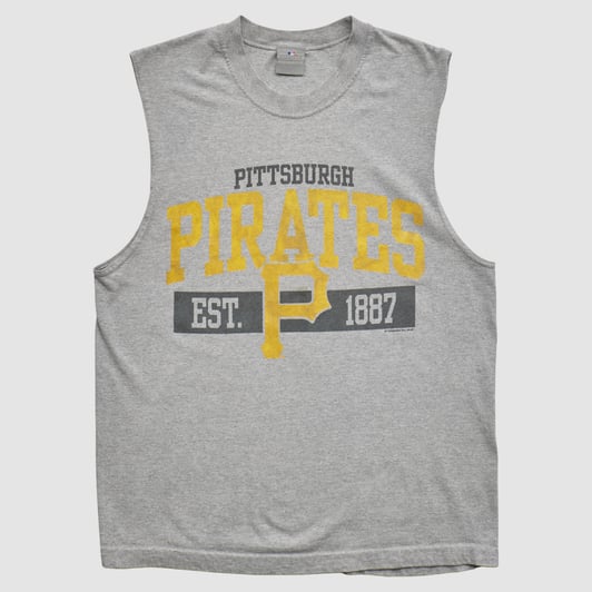 Pittsburgh Pirates Genuine Merchandise 2000s Tank - Heather Gray - M by Fanatics Real Vintage