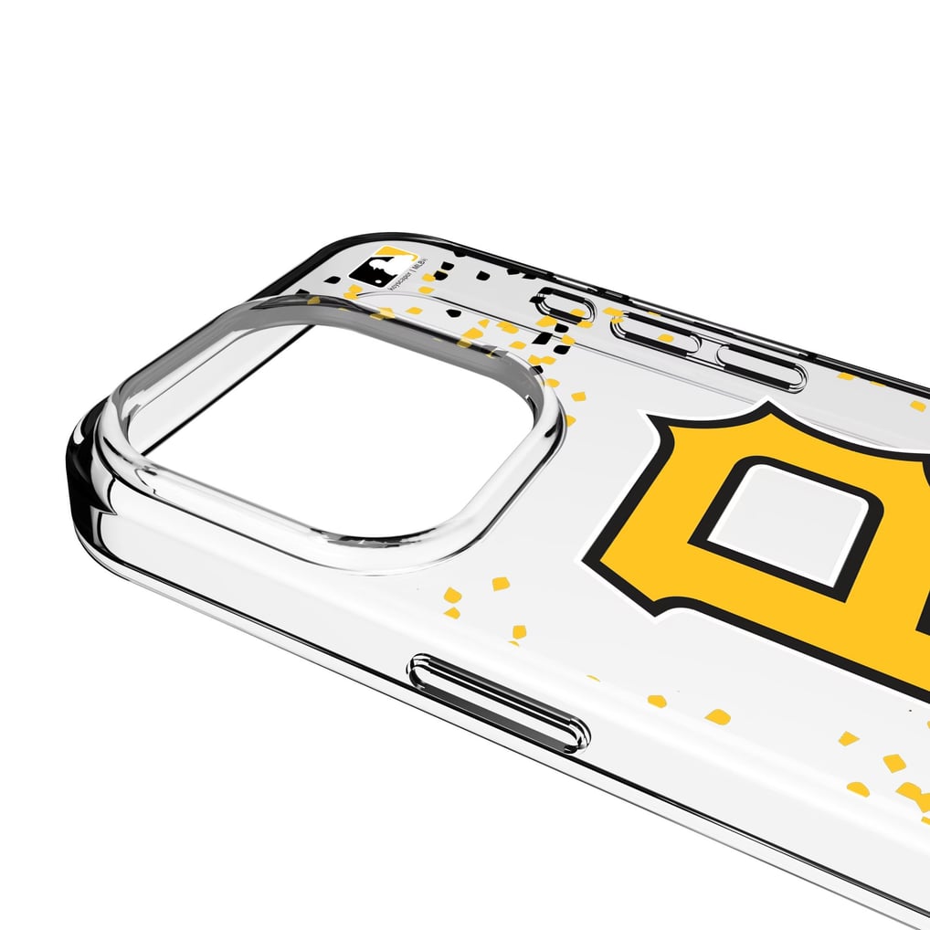 Pittsburgh Pirates iPhone Confetti Design Clear Case