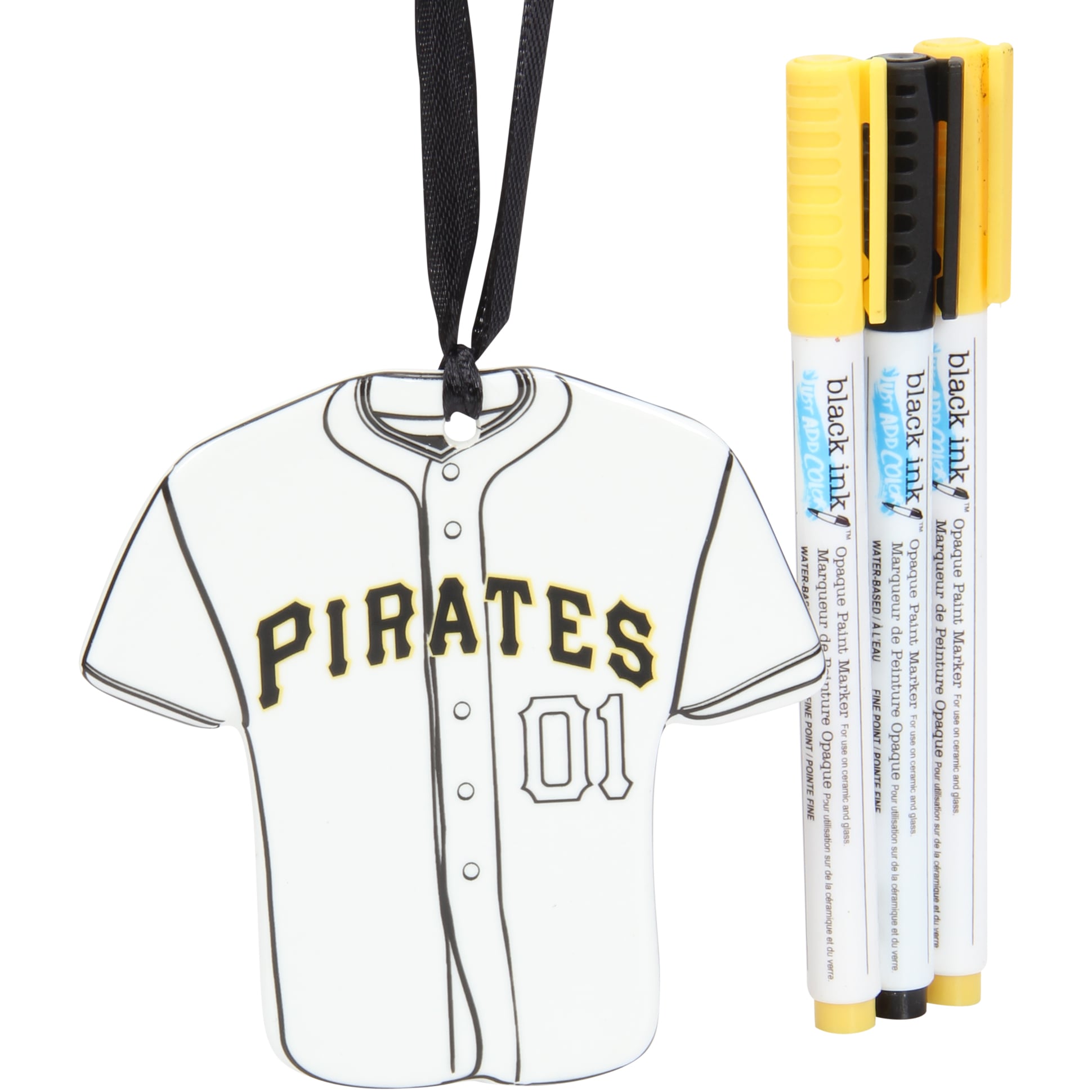 Pittsburgh Pirates Just Add Color Jersey Ornament