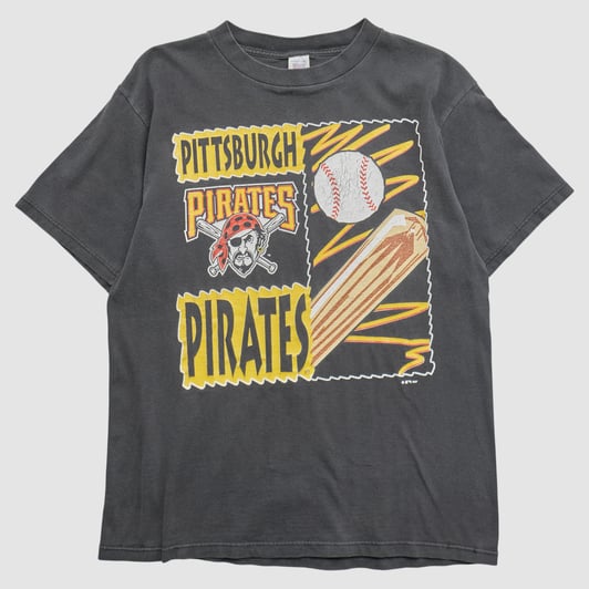 Pittsburgh Pirates Logo 7 1997 T-shirt - Black - M by Fanatics Real Vintage