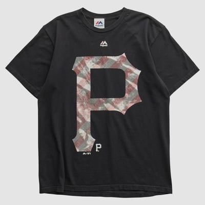 Pittsburgh Pirates Majestic 2010s T-shirt - Black - S by Fanatics Real Vintage
