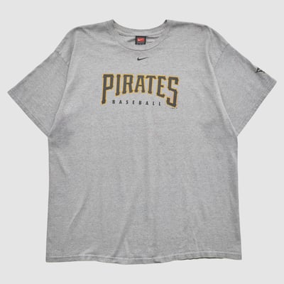 Pittsburgh Pirates Nike 2000s T-shirt - Heather Gray - 2XL by Fanatics Real Vintage