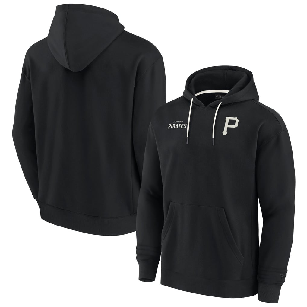 Pittsburgh Pirates Fanatics Unisex Elements Super Soft Fleece Pullover Hoodie - Black
