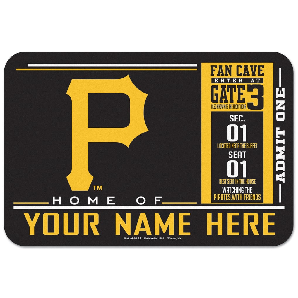 Pittsburgh Pirates WinCraft 20'' x 30'' Personalized Floor Mat