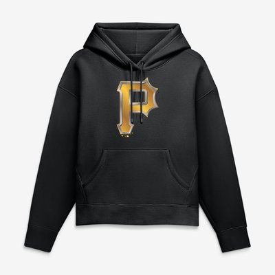 Pittsburgh Pirates Women's Forged Mascot Hoodie - Black