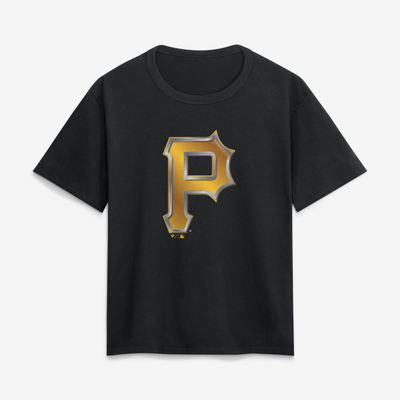 Pittsburgh Pirates Women's Forged Mascot T-Shirt - Black