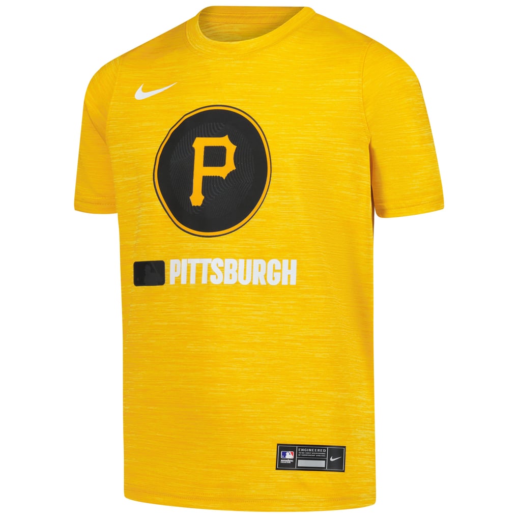 Youth Pittsburgh Pirates Nike Gold Authentic Collection City Connect ...