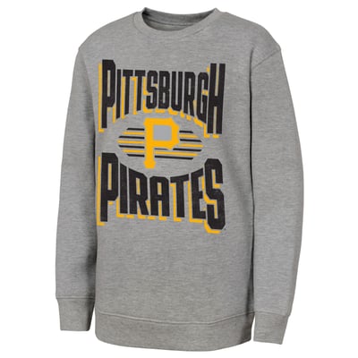 Pittsburgh Pirates Outerstuff Youth Jet Stream Sweatshirt - Gray