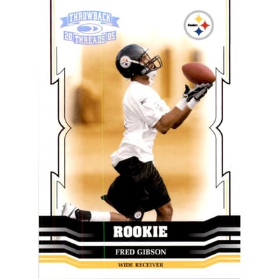 2005 Throwback Threads Silver Holofoil #175 Fred Gibson