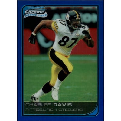 2006 Bowman Chrome Blue Refractors #16 Charles Davis