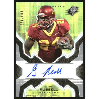 2007 SPx #188 Gary Russell AU RC