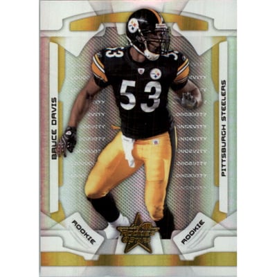 2008 Leaf Rookies and Stars Longevity Parallel Gold #200 Bruce Davis