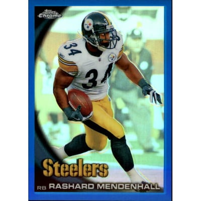 2010 Topps Chrome Blue Refractors #C61 Rashard Mendenhall