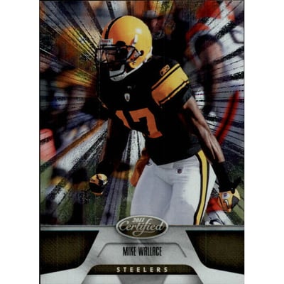 2011 Certified Platinum Gold #117 Mike Wallace