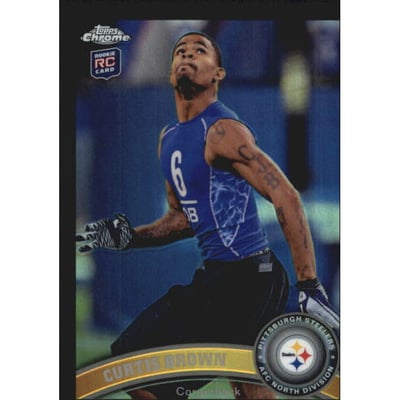 2011 Topps Chrome Black Refractors #46 Curtis Brown