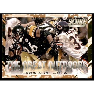 2015 Score The Great Outdoors Desert Camo #9 Jerome Bettis