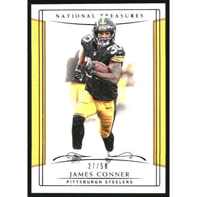 2018 Panini National Treasures Purple #91 James Conner