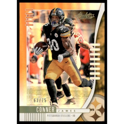 2019 Absolute Spectrum Orange #17 James Conner