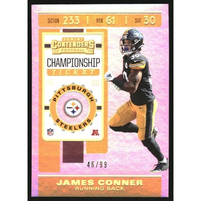 2019 Panini Contenders Championship Ticket #23 James Conner