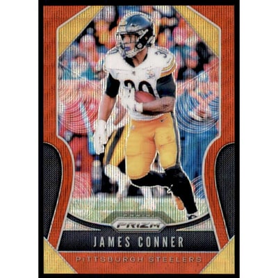 2019 Panini Prizm Prizms Red Wave #97 James Conner