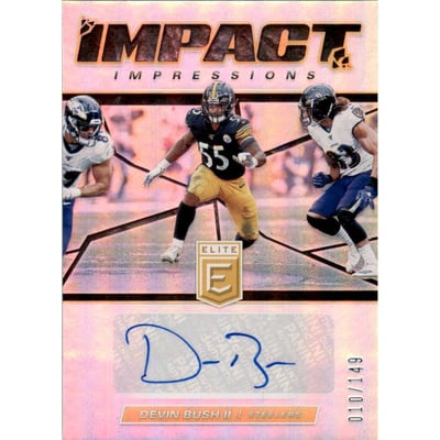 2020 Elite Impact Impressions Autographs #6 Devin Bush II/149