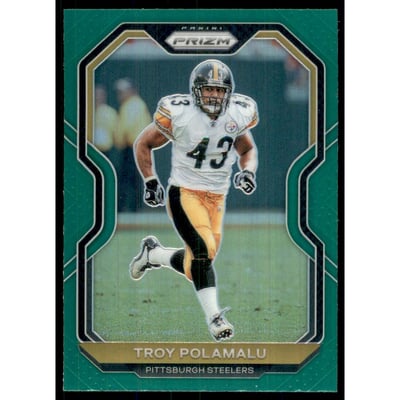 2020 Panini Prizm Prizms Green #73 Troy Polamalu