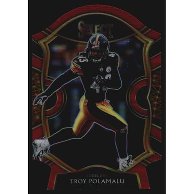 2020 Select Prizm Red Die Cut #28 Troy Polamalu