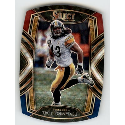 2020 Select Prizm Tri Color Die Cut #228 Troy Polamalu
