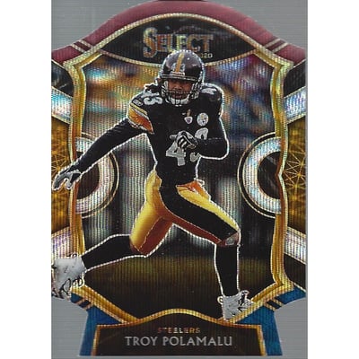 2020 Select Prizm Tri Color Die Cut #28 Troy Polamalu