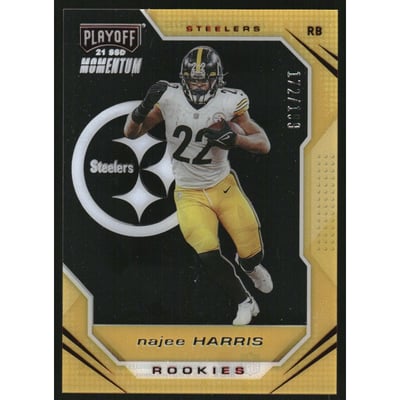 2021 Panini Chronicles Playoff Momentum Rookies Red #11 Najee Harris
