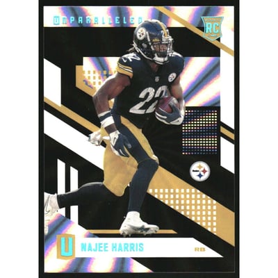 2021 Panini Chronicles Unparalleled Sunburst #21 Najee Harris