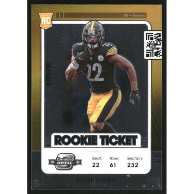 2021 Panini Contenders Optic #84 Najee Harris RC