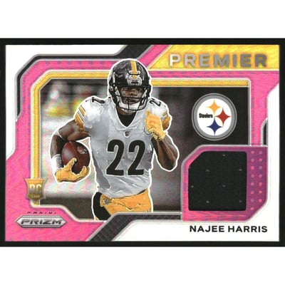 2021 Panini Prizm Premier Jerseys Pink #13 Najee Harris