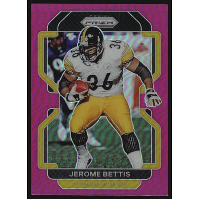 2021 Panini Prizm Prizms Pink #258 Jerome Bettis