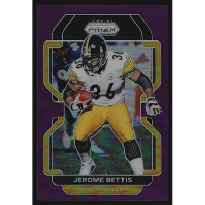 2021 Panini Prizm Prizms Purple #258 Jerome Bettis