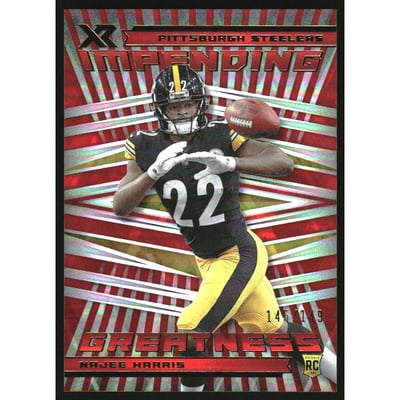 2021 Panini XR Impending Greatness Red #11 Najee Harris