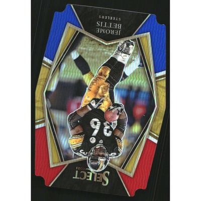 2021 Select Prizm Red and Blue Die Cut #137 Jerome Bettis